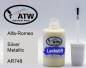 Preview: Alfa-Romeo, Silver Metallic, AR748: 20ml Lackstift, von ATW Autoteile West.